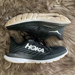 Hoka Mach 5 Women’s Running Shoes - Black White
